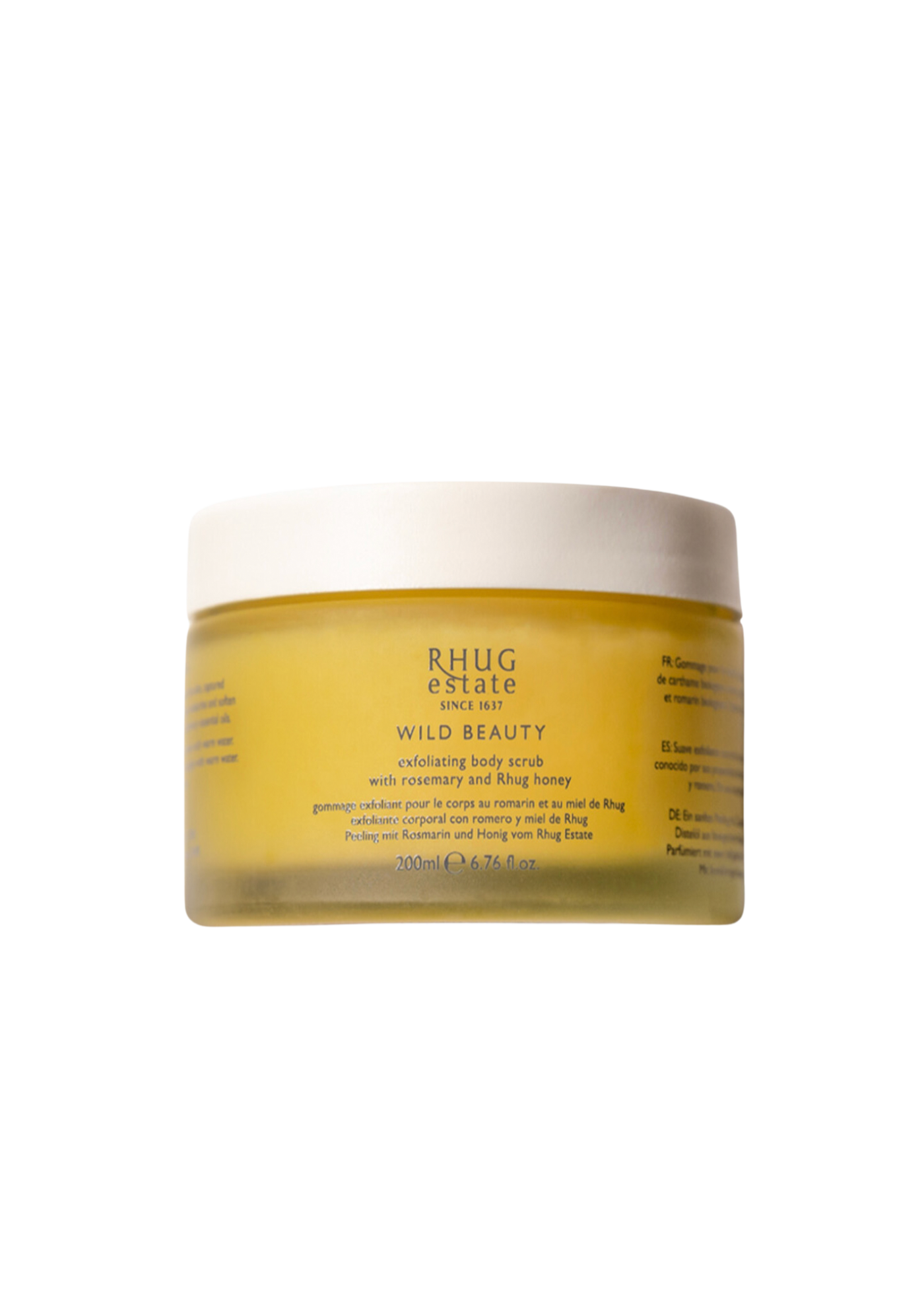 Exfoliating Body Scrub with Rosemary and Rhug Honey