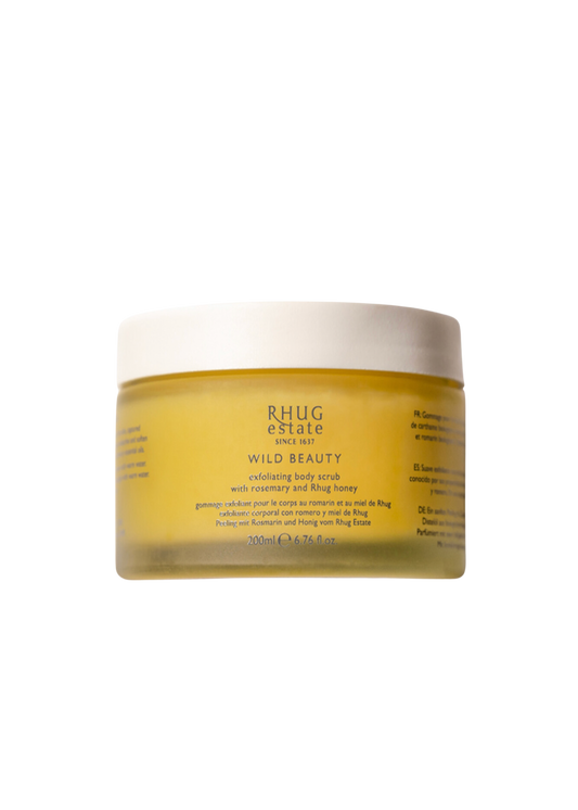 Exfoliating Body Scrub with Rosemary and Rhug Honey