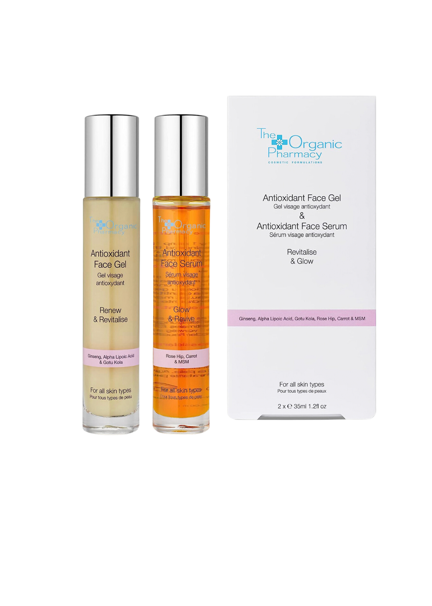 Antioxidant Face Gel & Face Serum Duo