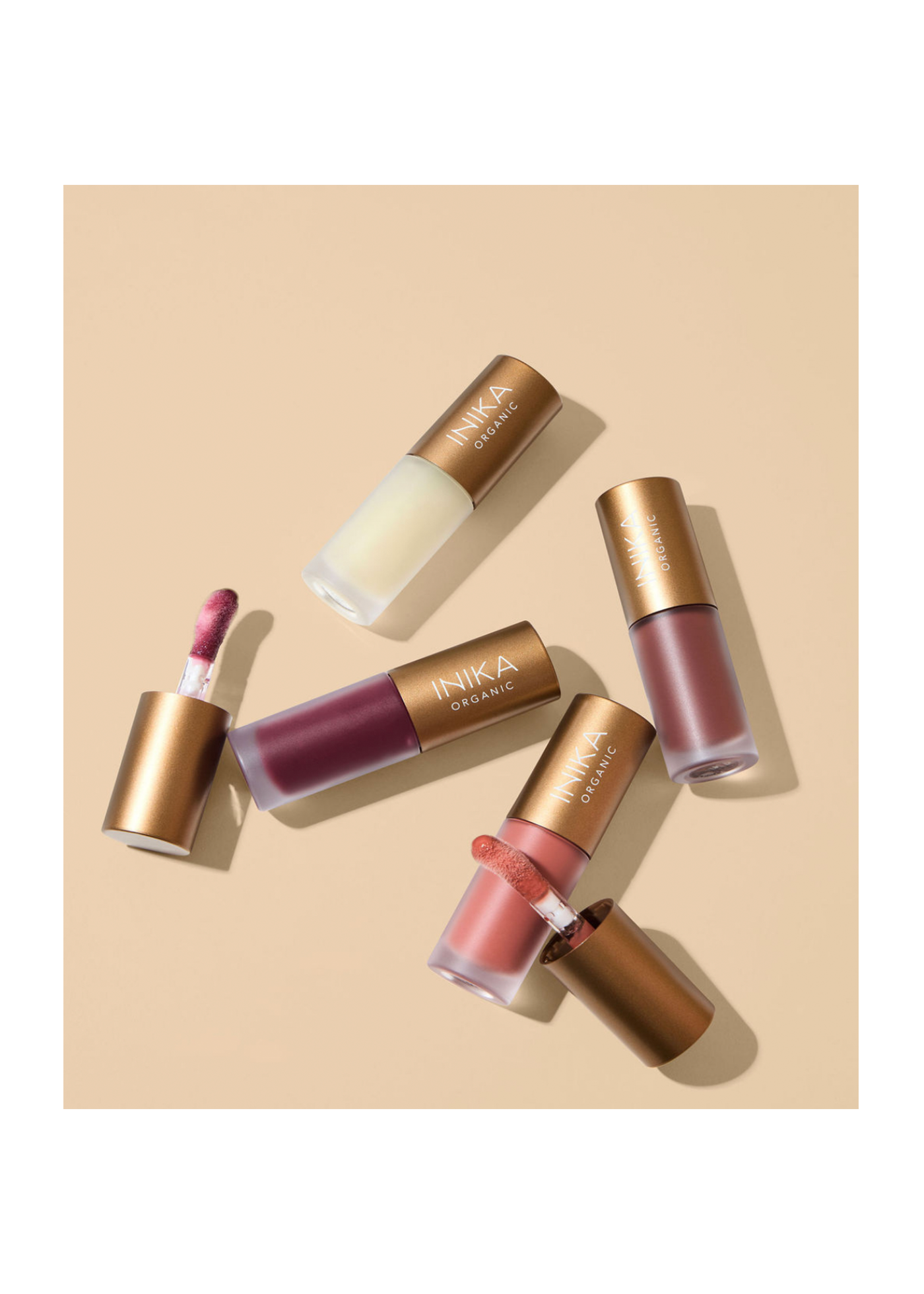 INIKA Organic Tinted Lip Oil - Collagen + Squalene